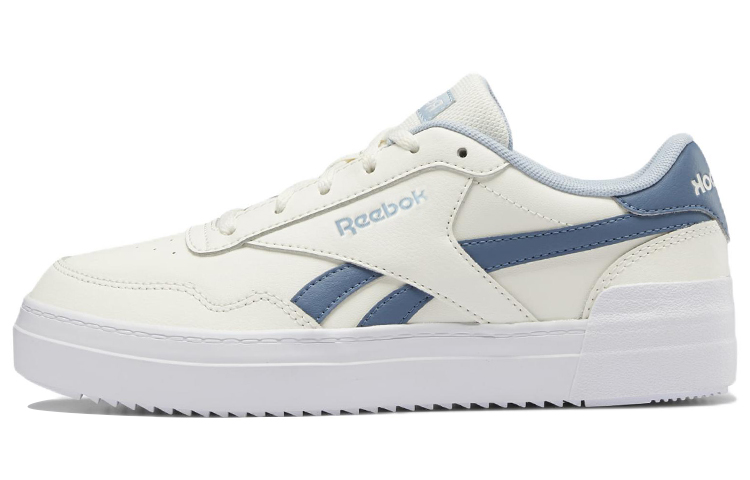 Reebok Royal Techque Skateboard Shoes Women's Low Top Ecru/Blue