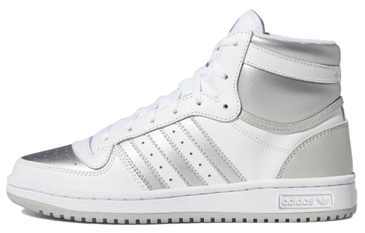 Женские кеды adidas originals Top ten Rb (серебристо-белые) — Белый / серебристый — фото 1