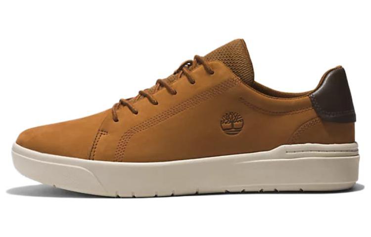 Мужские кеды Timberland Seneca Bay (коричнево-желтые)