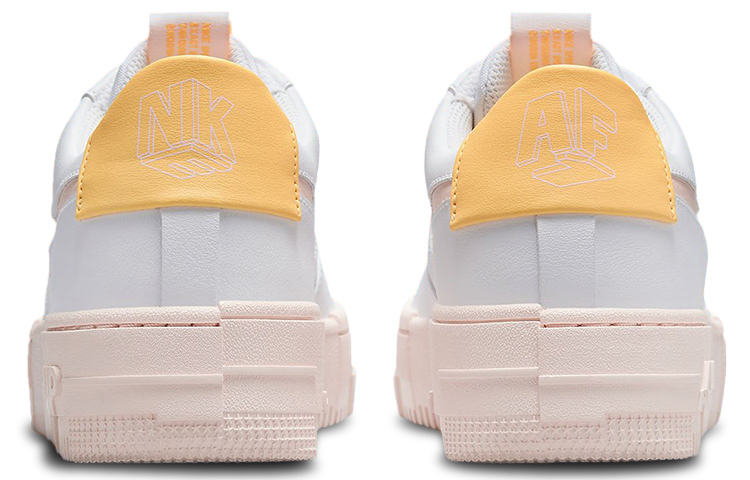 Женские кроссовки Nike Air Force 1 (оранжевые) — 北极橙 — фото 4