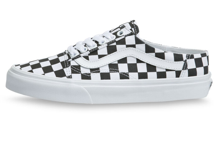 Vans Checkerboard Old Skool Mule Chessboard White/Black