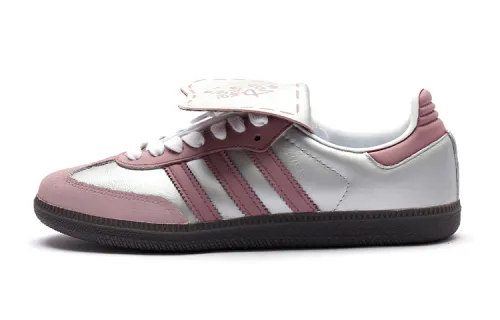 Adidas Originals Samba OG Low top Skateboard Shoes Unisex Silver Pink