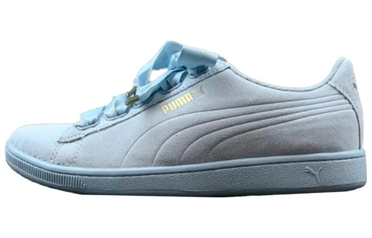 PUMA Vikky Ribbon Low top Skateboard Shoes Women's Blue
