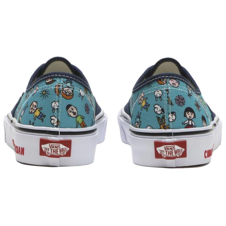Слипоны Vans × Momoko Sakura slip-on (синий / бирюзовый) — фото 4