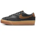 Nike Blazer Slip Resistant Abrasion Resistant Low top Skateboard Shoes Women's Black