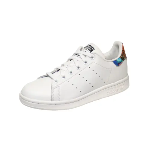 Adidas Originals Stan Smith Slip Resistant Abrasion Resistant Low top Skateboard Shoes Women's White