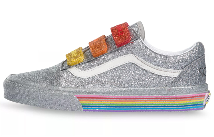 Old Skool Flour Shop x Old Skool Vans V 'Silver Rainbow'