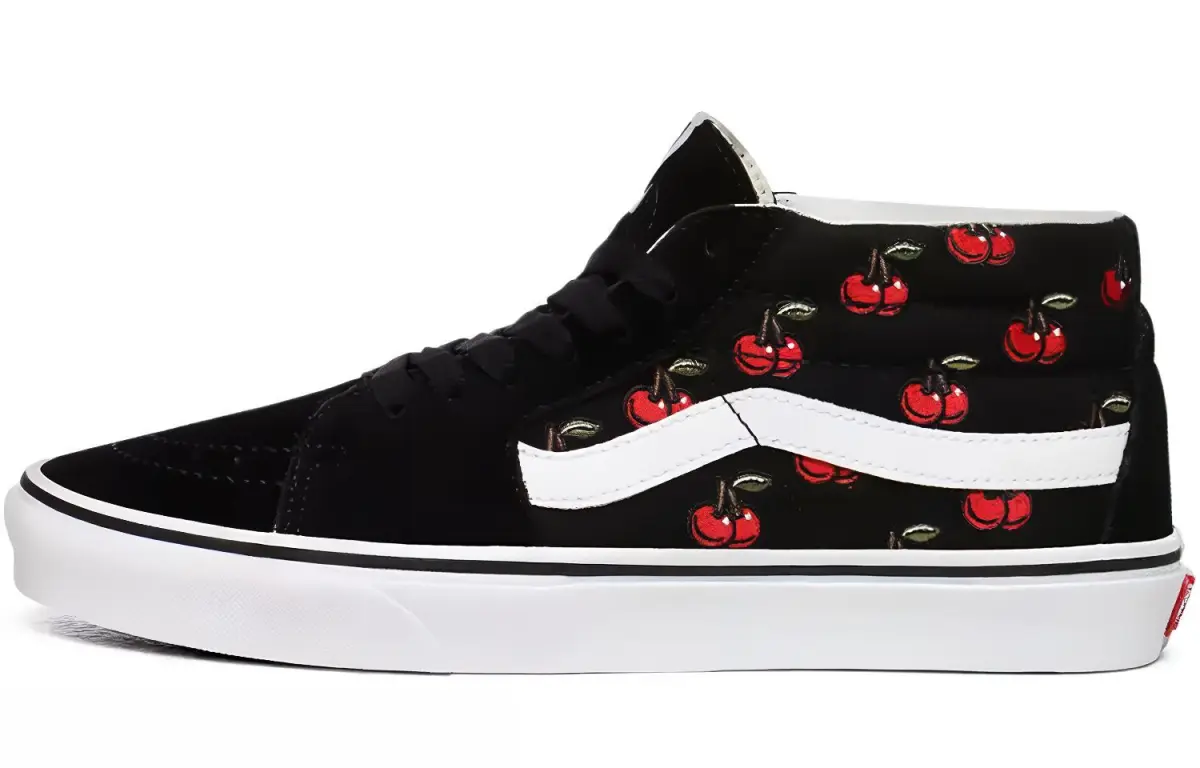 Vans Cherries Sk8 Mid Shoes Black