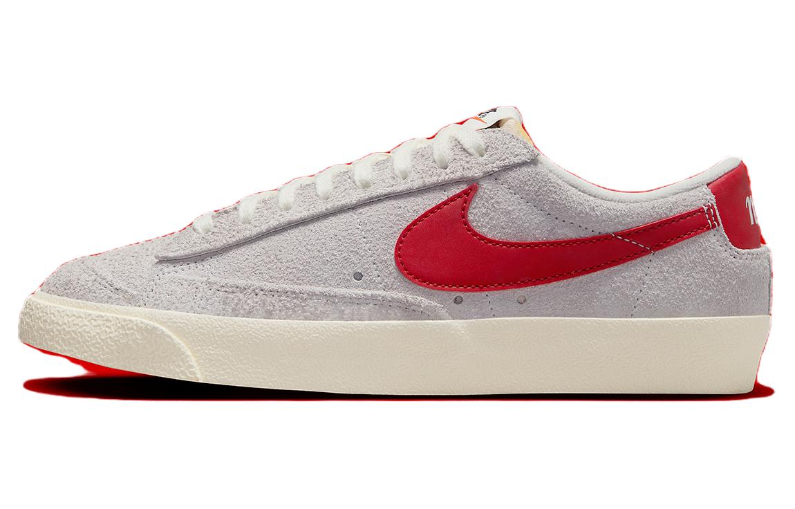 Кеды Nike Blazer Low '77 (серо-красные)
