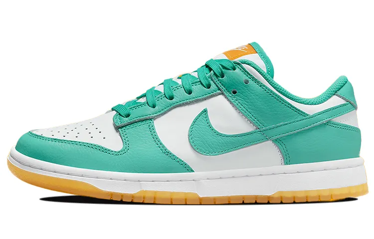 Nike Dunk Teal Zeal Leather Low top Skateboard Shoes Women's Water Duck Cyan