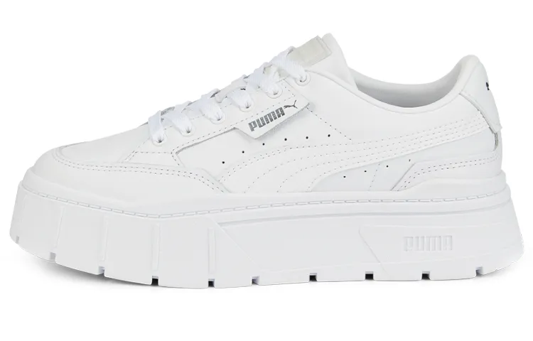 PUMA Mayze Stack Leather 'Triple White' Women's