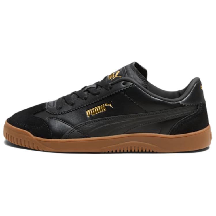 PUMA Club 5v5 Low top Skateboard Shoes Women's Black Gold