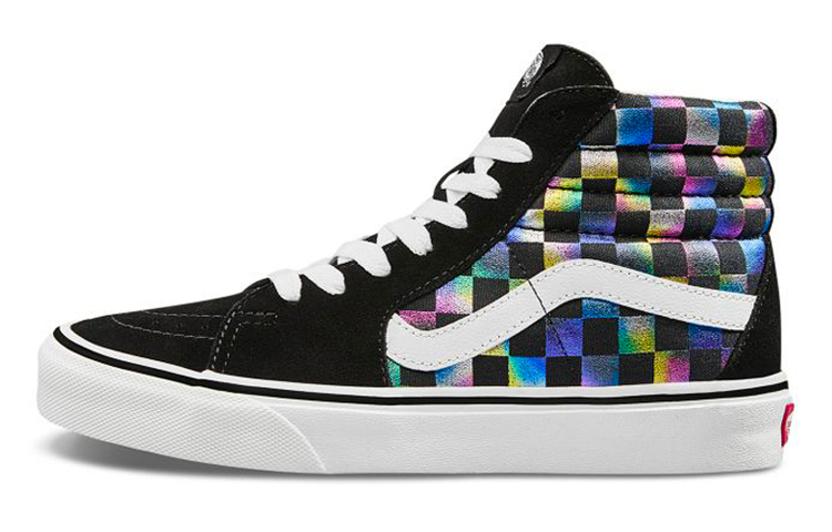 Sk8 Wmns Vans-Hi 'Iridescent Checkerboard' Women's
