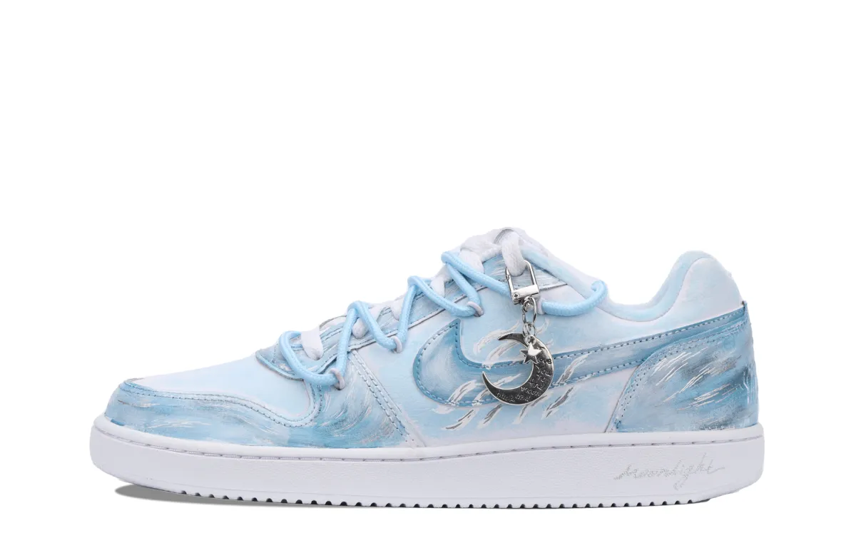 Nike EBERNON Low top Skateboard Shoes Unisex Light Blue