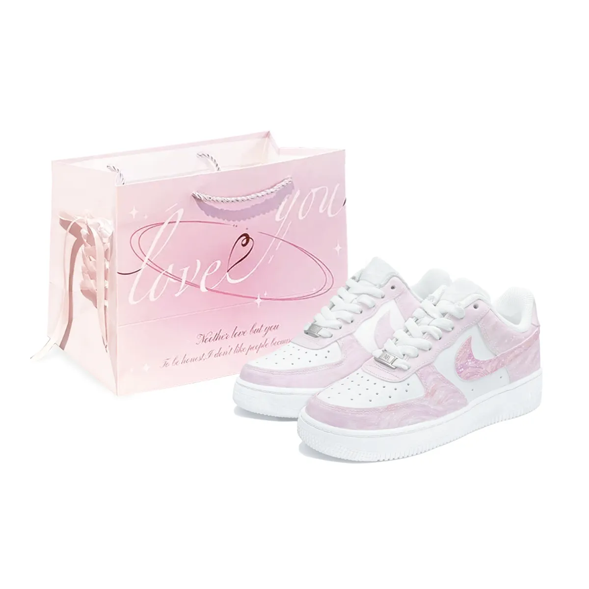 Nike Air Force 1 Shopping Bag, Starry Night, First Moon Culture Abrasion Resistant Balance Abrasion Resistant Balance