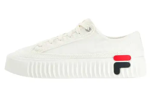 FILA Gear Abrasion Resistant Low top Skateboard Shoes Women's White