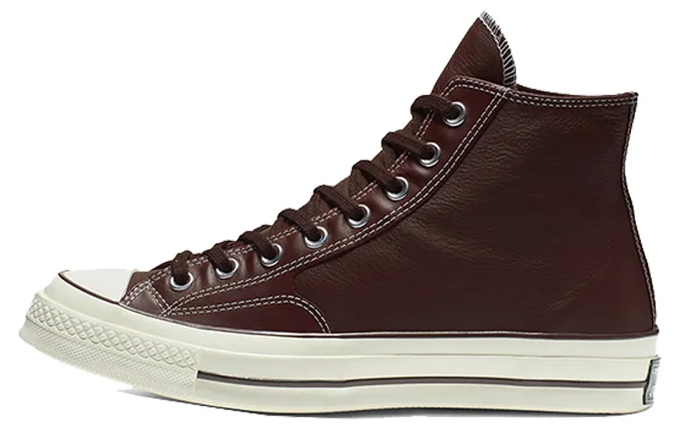 Converse 1970s HI Comfortable Slip Resistant Lightweight Non slip Lightweight High top Skateboard Shoes Unisex Brown