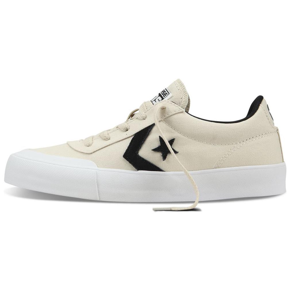 Converse CONS Slip Resistant Abrasion Resistant Low top Skateboard Shoes Women's Ecru
