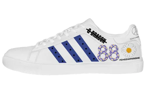 Adidas Originals AdiFOM Stan Smith Mule Slip Resistant Low top Skateboard Shoes Men's White Blue