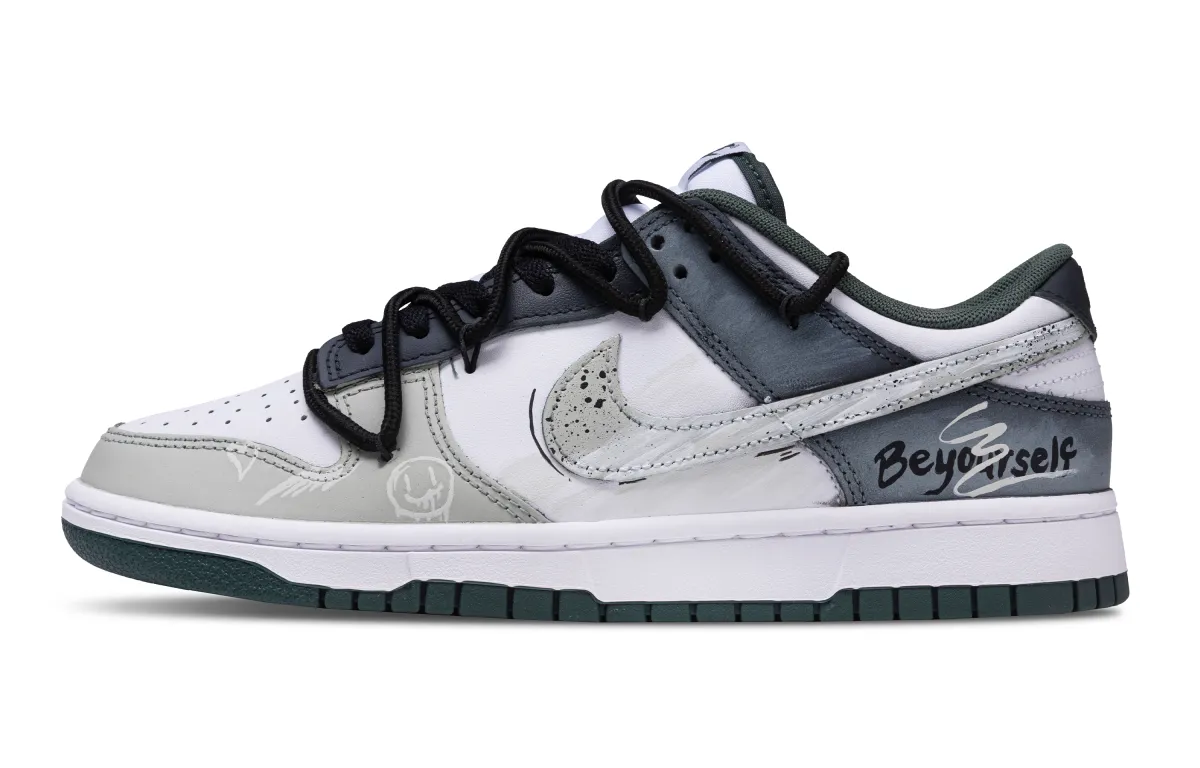 Nike Dunk City Storm Slip Resistant, Abrasion Resistant, Lightweight Low top Skateboard Shoes Unisex White Blue