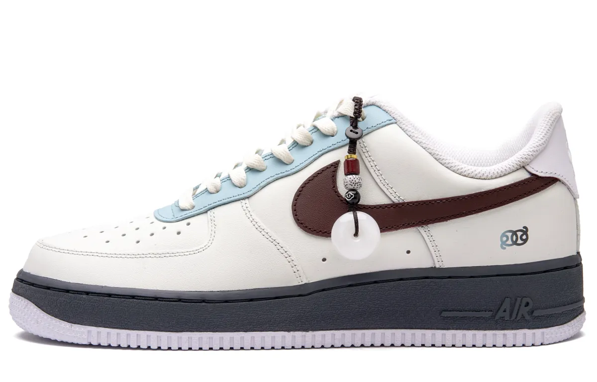 Nike Air Force 1 Late Winter Low-top Skateboard Shoes Unisex White Red