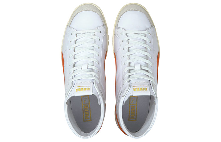 PUMA Ralph Sampson 70 Mid Og Split Cow Leather, Top Grain Cow Leather Coverage Support Abrasion Resistant