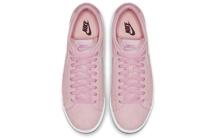 Женские кеды Nike Blazer (розовые) — фото 4