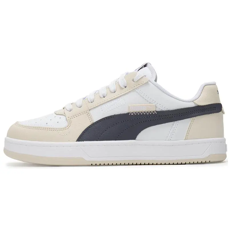 PUMA Caven 2.0 Abrasion Resistant Breathable Low top Skateboard Shoes Unisex White