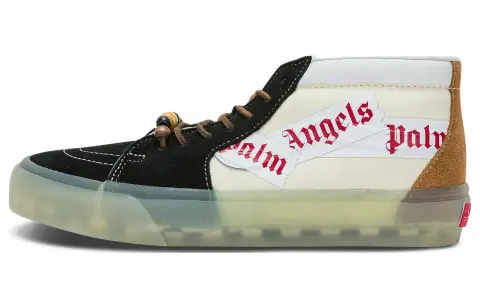 Sk8 Palm Angels x Sk8 Vans-Mid Vlt Lx 'Black'