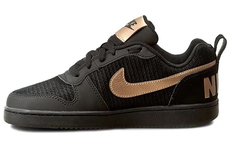 Nike Court Borough Low Textile, Synthetic Leather Cushioning Abrasion Resistant Lightweight