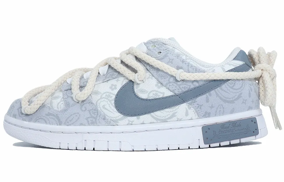 Nike Dunk Low top Skateboard Shoes Women's Blue Gray White