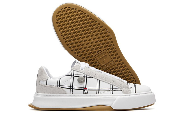 Женские кеды Fila FUSION Canvas Shoes (белые) — фото 6