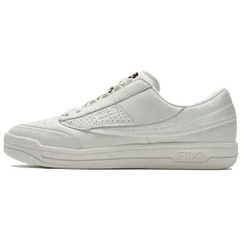 FILA FX 2 Comfortable Slip Resistant Abrasion Resistant Low top Skateboard Shoes Men's Milk White