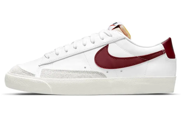 Nike Blazer '77 'Team Red' Leather Slip Resistant Cushioning Abrasion Resistant