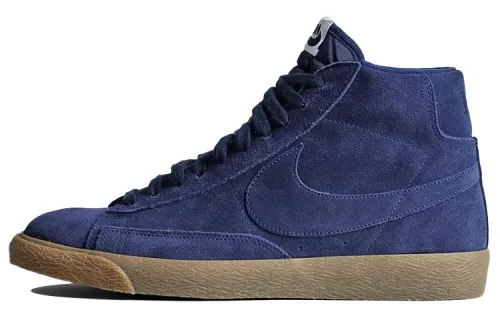 Nike Blazer Skateboard Shoes Men's Mid Top Blue/Brown