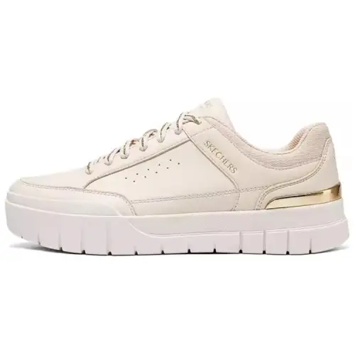 Skechers Court Classics Lightweight And Breathable Low top Skateboard Shoes Women's Peach