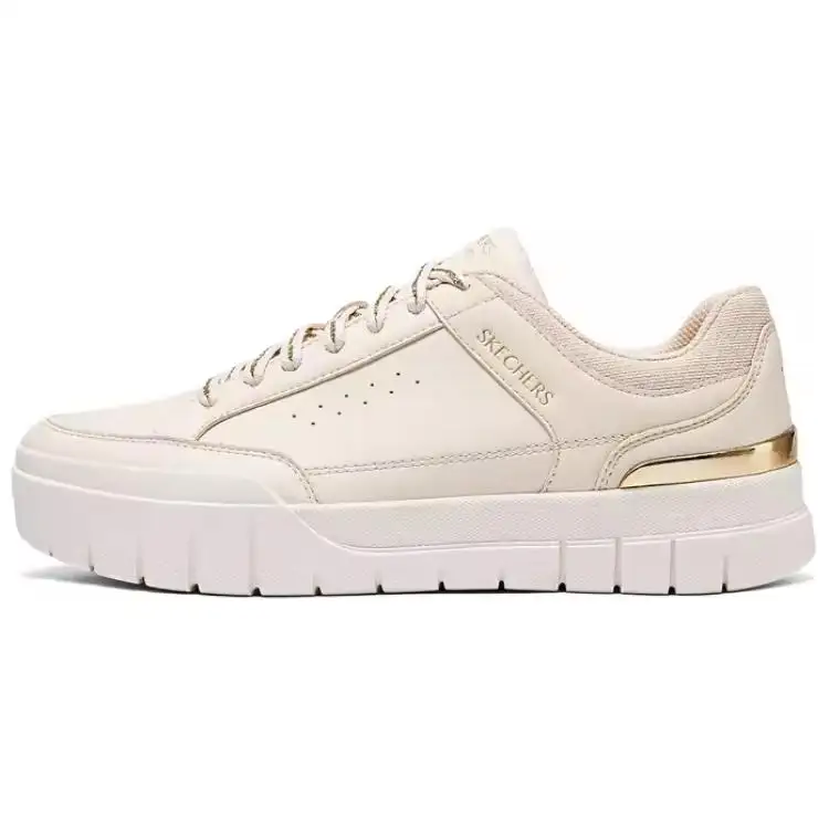Skechers Court Classics Lightweight And Breathable Low top Skateboard Shoes Women's Peach