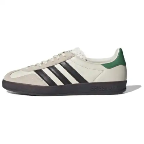 Adidas Originals GAZELLE INDOOR Low top Skateboard Shoes Unisex Beige Black