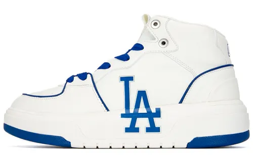 MLB Chunky Liner High top Skateboard Shoes Unisex White Blue
