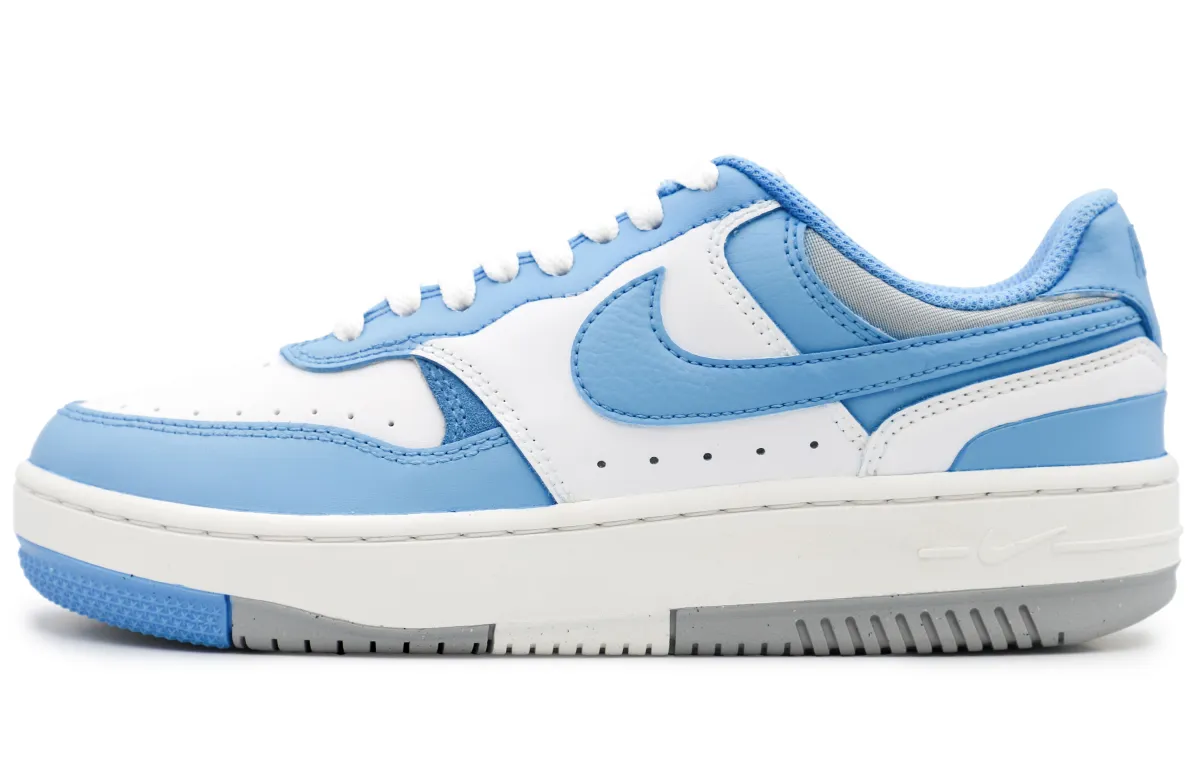 Nike Gamma Force Azure Stars Non slip Lightweight Low top Skateboard Shoes Women's Carolina Blue