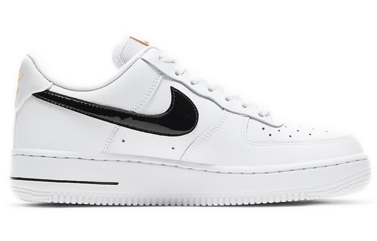 Женские кроссовки Nike Air Force 1 SE (бело-оранжевый) — Белыйоранжевый — фото 2