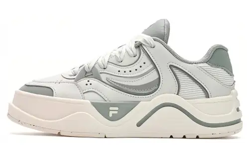 FILA FUSION 50 50 Cushioning Low top Skateboard Shoes Women's Green White