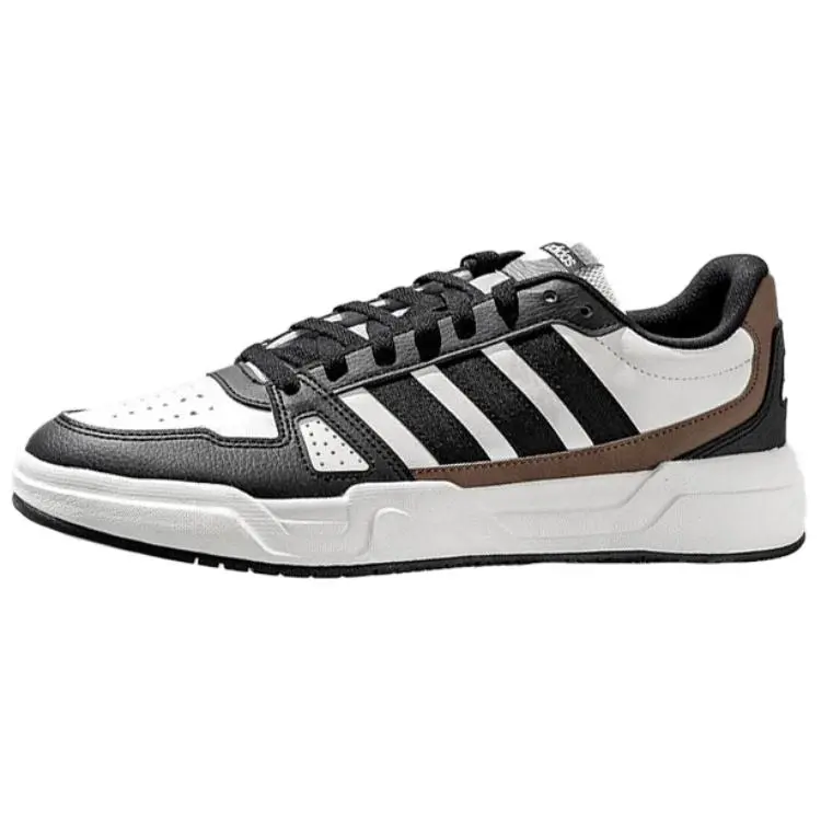 Adidas LITE BALLER Slip Resistant Abrasion Resistant Low top Skateboard Shoes Unisex Black White