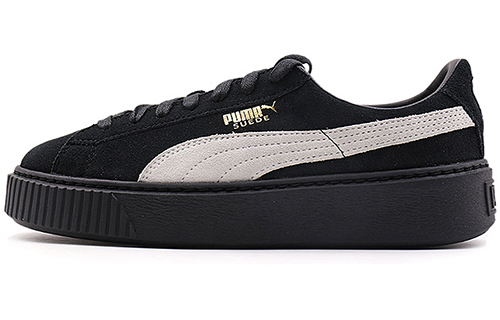 PUMA Suede Platform Core 'Black White' Women's