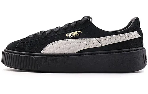 PUMA Suede Platform Core 'Black White' Women's