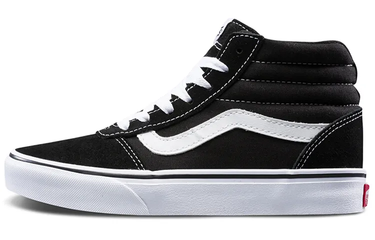 Vans Ward Abrasion Resistant High top Skateboard Shoes Women's Black