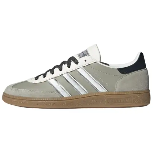 Adidas Originals HANDBALL SPEZIAL Leather Abrasion Resistant Low top Skateboard Shoes Unisex Gray