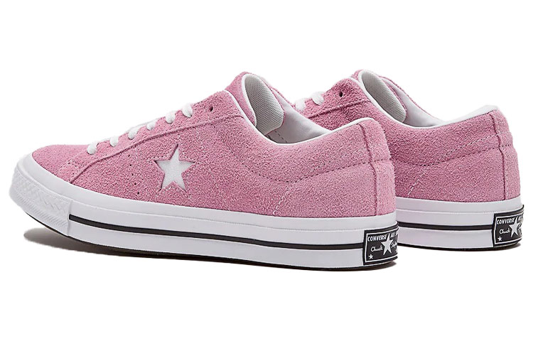 Кеды Converse one star OX (розово-белые) — фото 4