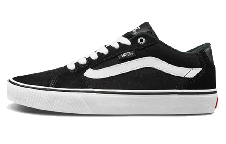 Vans Faulkner Abrasion Resistant Breathable Low top Skateboard Shoes Men's Media Black
