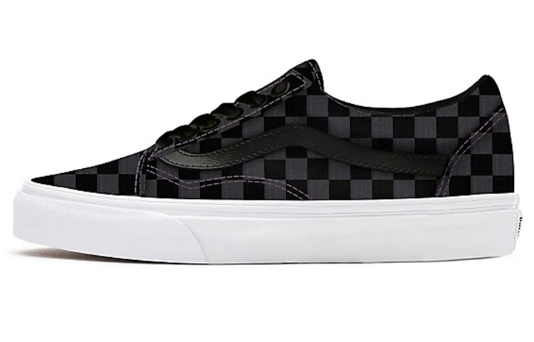 Vans Customs Checkerboard Old Skool Black/Grey Blackgray